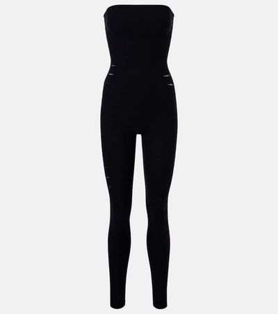 Wolford Wolford Slash cutout strapless jersey catsuit