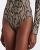 Wolford Wolford Snake-print jacquard bodysuit - 5