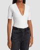 Wolford Women's Deep V-Neck String Bodysuit - 3