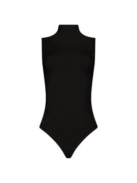 Wolford Women's Mock Turtleneck Sleeveless Bodysuit