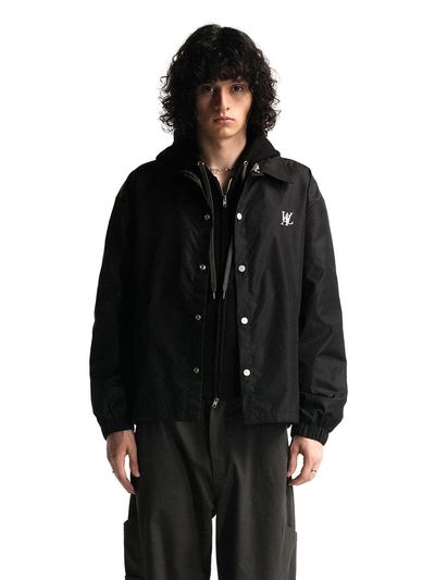WOOALONG Signature Coach Jacket [BLACK]