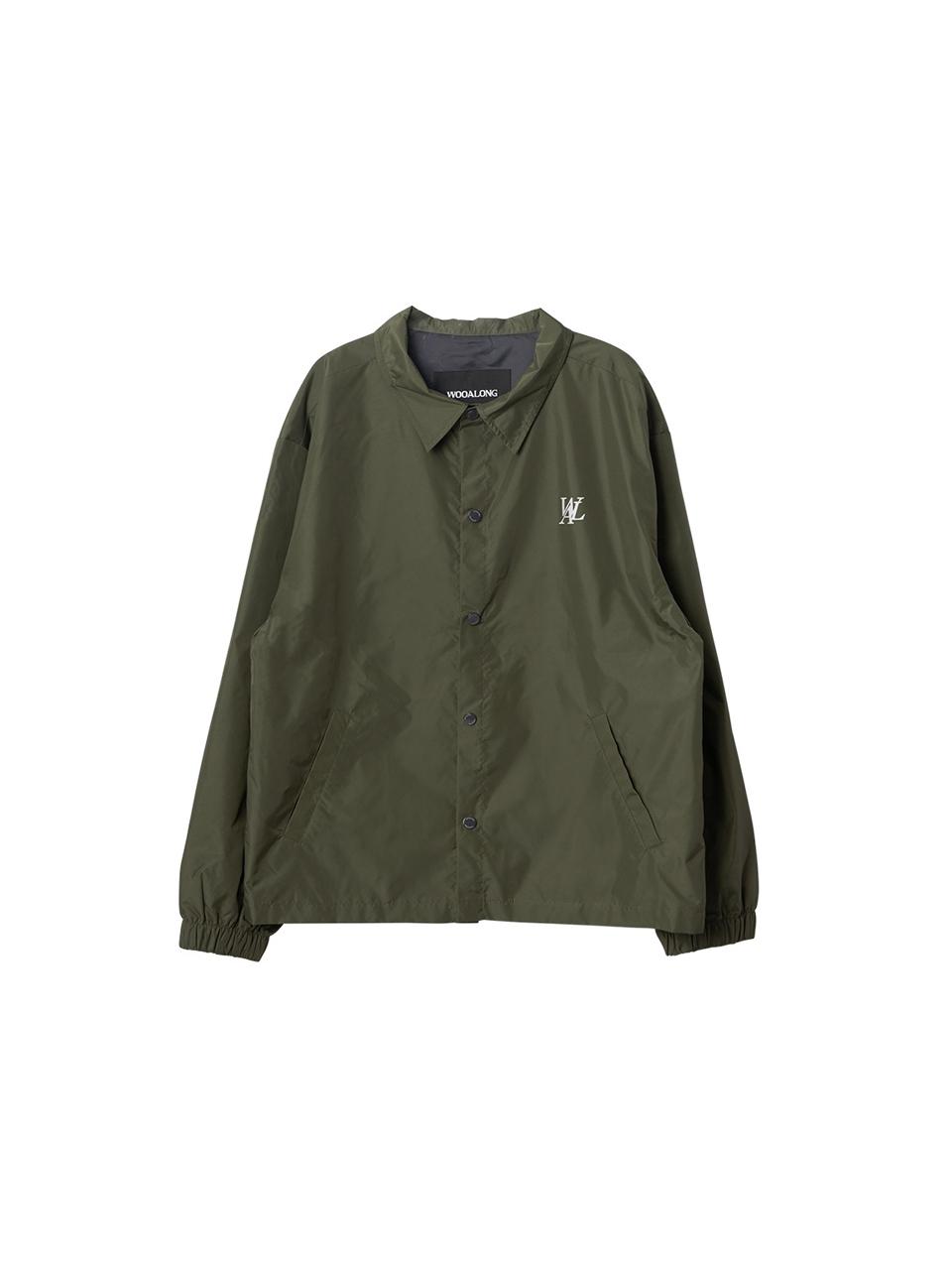 WOOALONG Signature Coach Jacket [KHAKI]