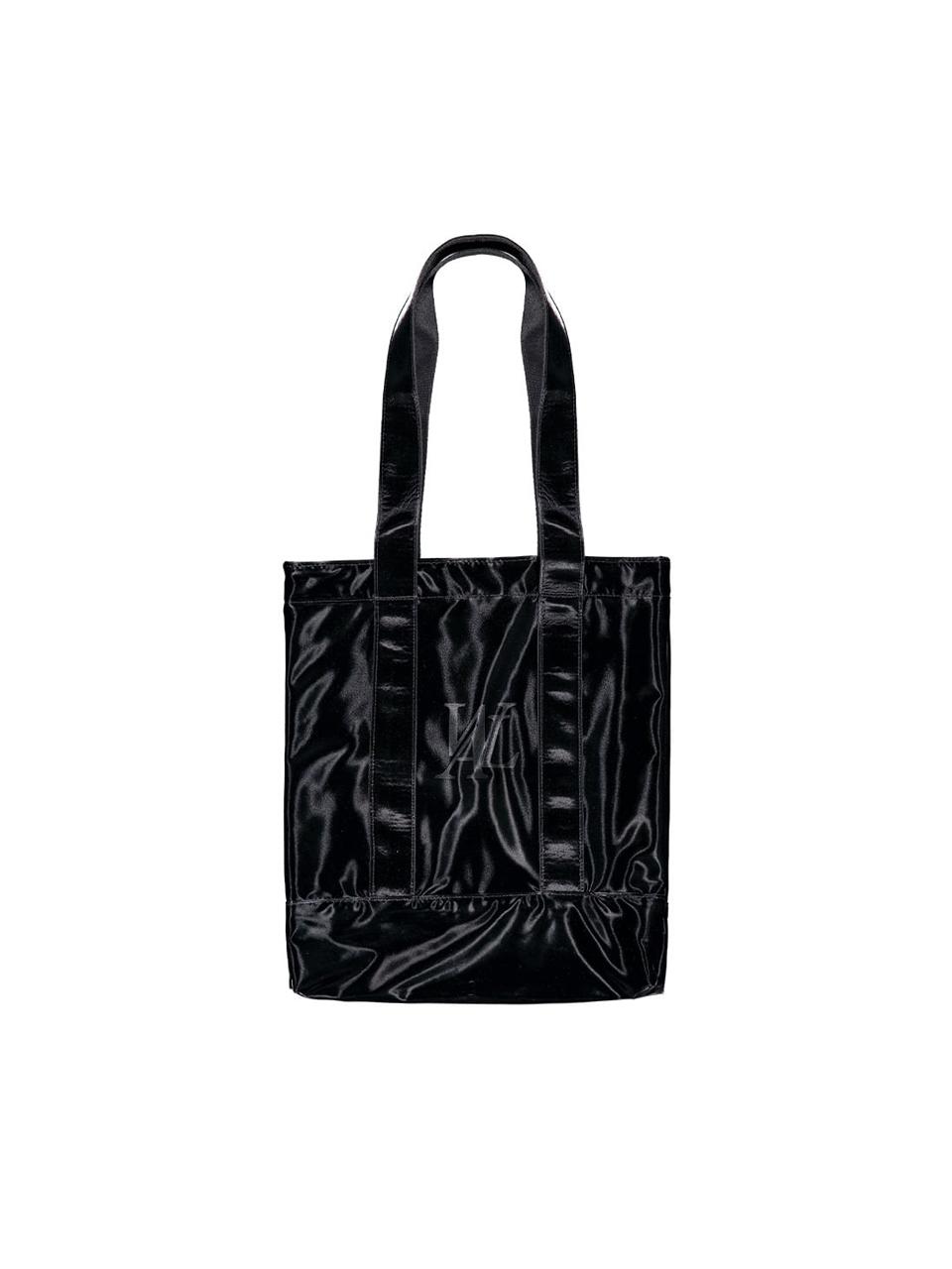 WOOALONG Signature Logo Ecobag Canvas Bag [BLACK]