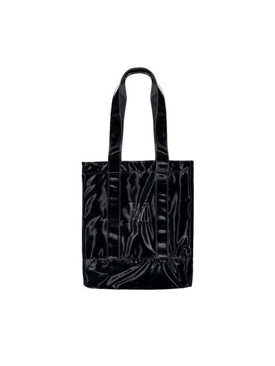 WOOALONG Signature Logo Ecobag Canvas Bag [BLACK]