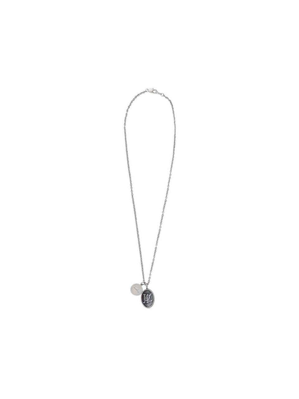 WOOALONG Signature Pendant Necklace [SILVER]