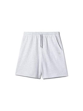 WOOALONG Signature Relax Half Pants [Melange White]