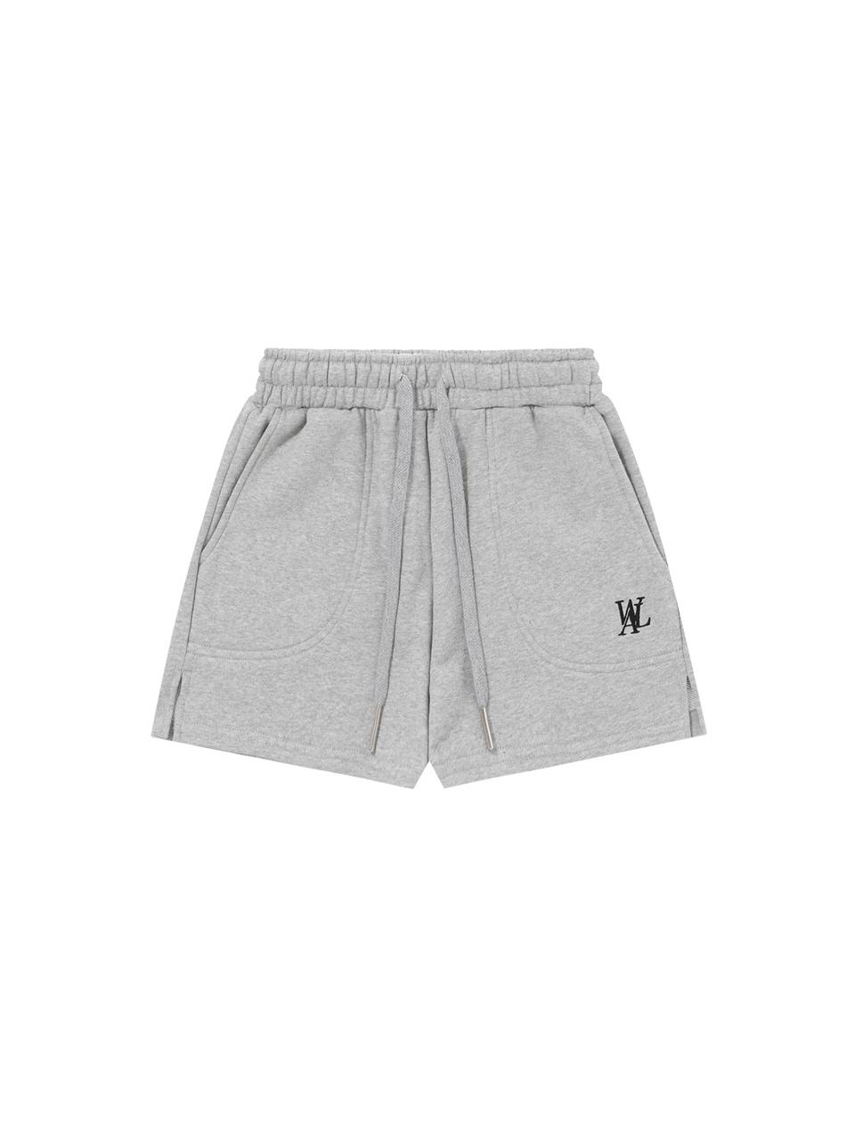 WOOALONG Signature Short Pants [GREY]
