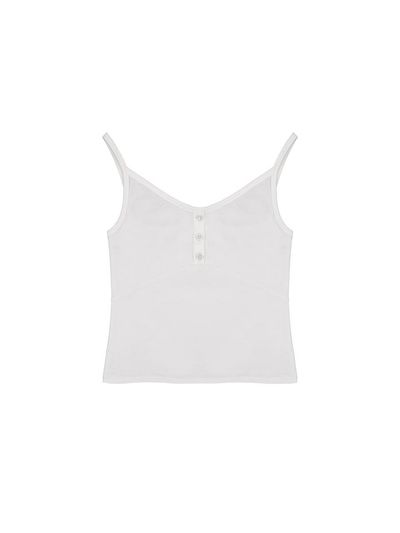 WOOALONG Skin Soft Camitop Tank [Fair Ivory]