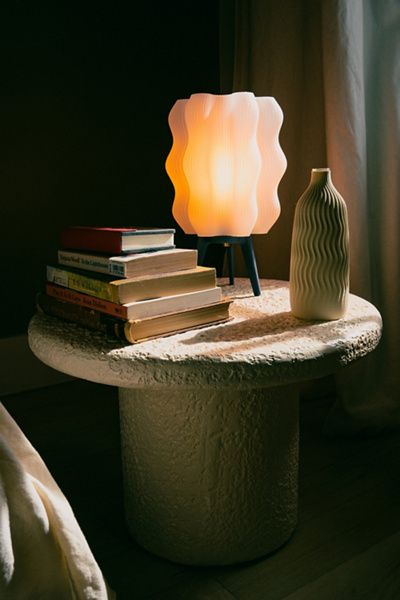 Wooj Design Wooj Design The Wavy Lamp in Matte Black at Urban Outfitters