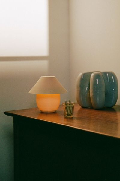 Wooj Design Wooj Design x Analuisa Corrigan The Scoop Lamp in Eggshell at Urban Outfitters