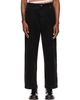 WOOYOUNGMI WOOYOUNGMI Black Chino Trousers - 1