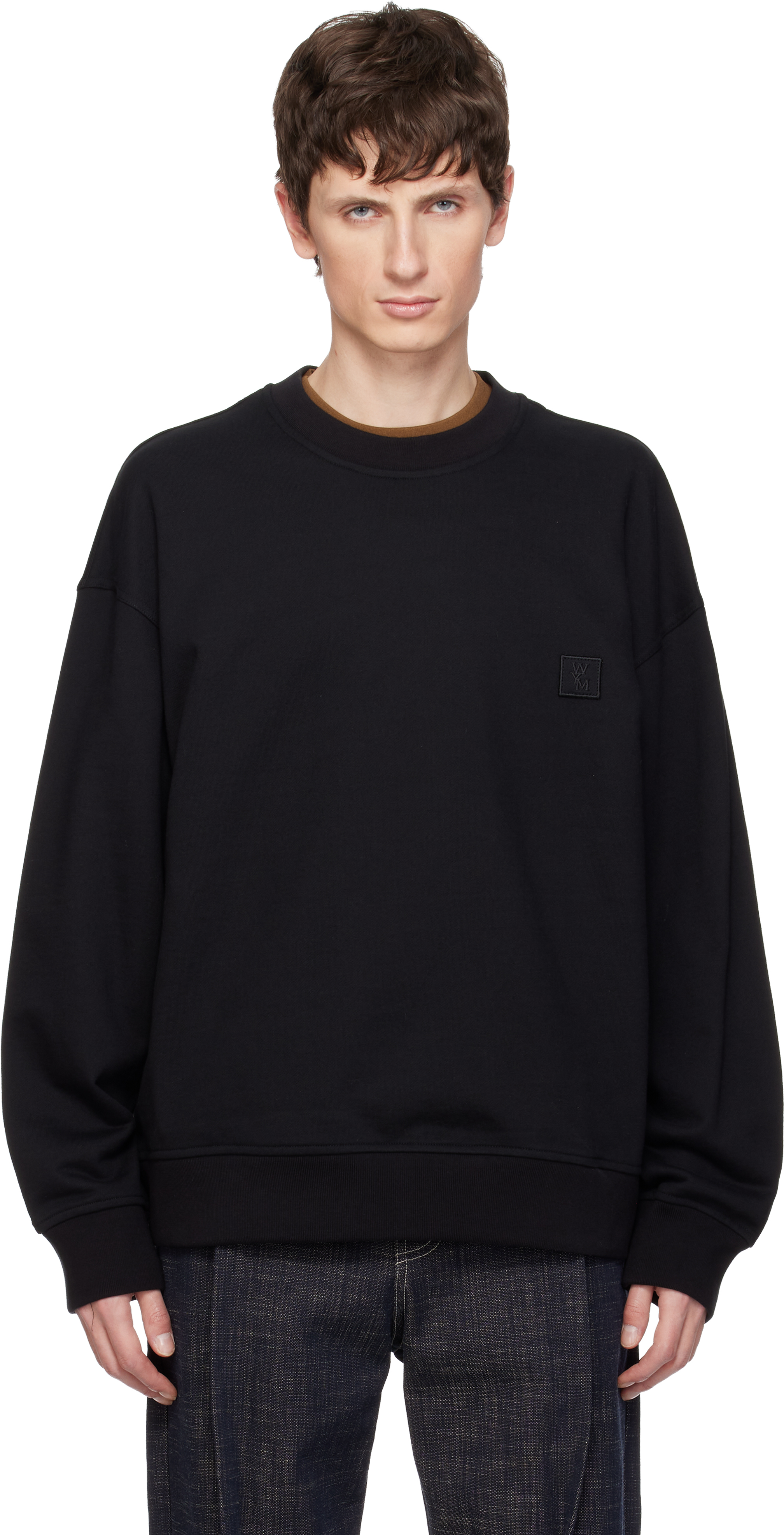 【美品】WOOYOUNGMI ブラック スウェット WOOYOUNGMI - Black City Graphic Sweatshirt