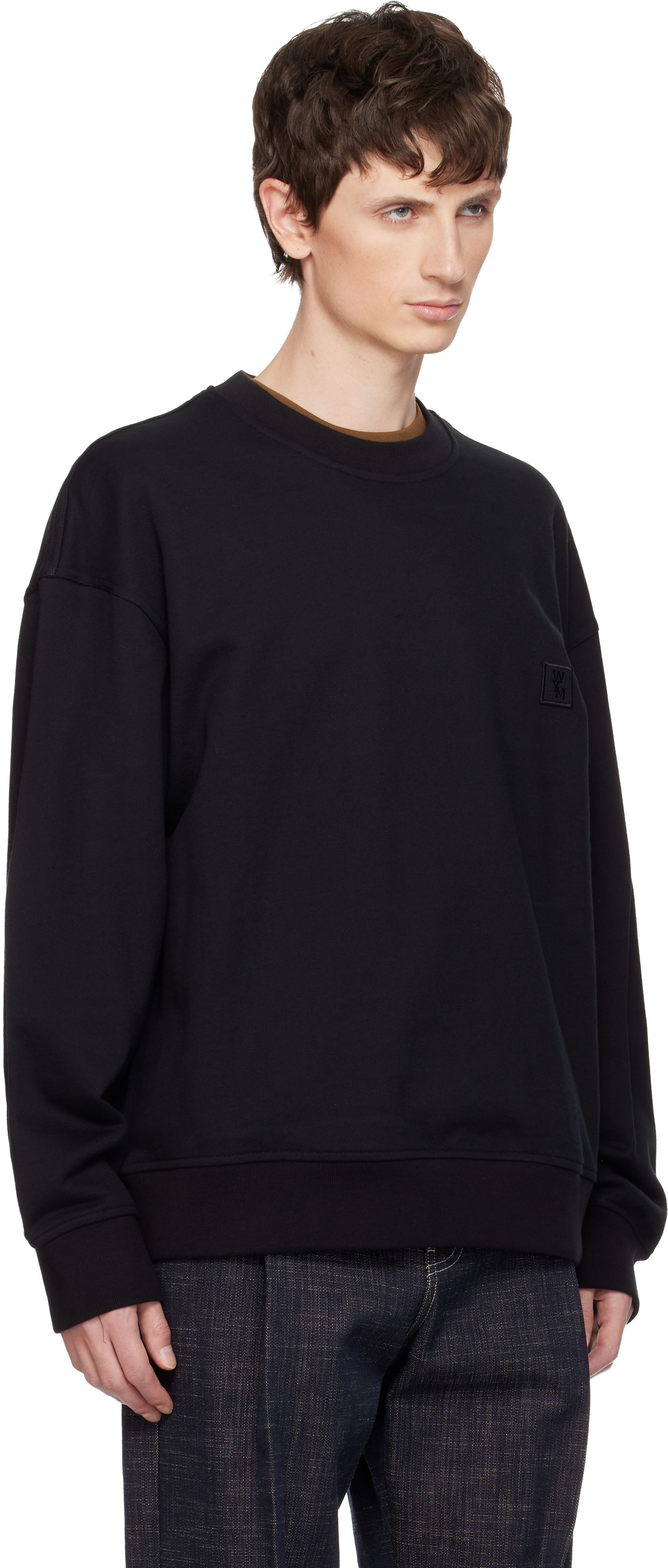 WOOYOUNGMI - Black City Graphic Sweatshirt