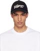 WOOYOUNGMI WOOYOUNGMI Black Embroidered Logo Cap - 1