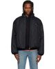 WOOYOUNGMI WOOYOUNGMI Black Insulated Logo Jacket - 1