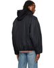 WOOYOUNGMI WOOYOUNGMI Black Insulated Logo Jacket - 3