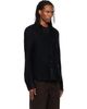 WOOYOUNGMI WOOYOUNGMI Black Knit Mohair Shirt - 2