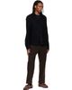 WOOYOUNGMI WOOYOUNGMI Black Knit Mohair Shirt - 4
