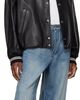 WOOYOUNGMI WOOYOUNGMI Black Leather Baseball Jacket - 4
