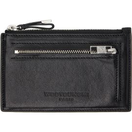 WOOYOUNGMI WOOYOUNGMI Black Leather Card Holder