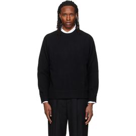 WOOYOUNGMI WOOYOUNGMI Black Logo Hardware Sweater
