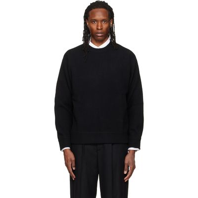WOOYOUNGMI WOOYOUNGMI Black Logo Hardware Sweater