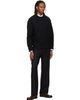 WOOYOUNGMI WOOYOUNGMI Black Logo Hardware Sweater - 4
