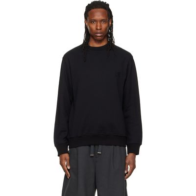 WOOYOUNGMI WOOYOUNGMI Black Logo Patch Sweatshirt