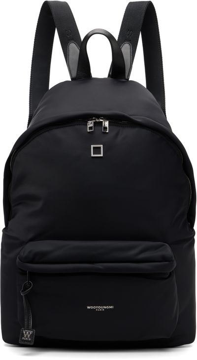 WOOYOUNGMI WOOYOUNGMI Black Nylon Backpack