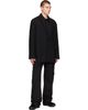WOOYOUNGMI WOOYOUNGMI Black Oversized Wool Blazer - 4