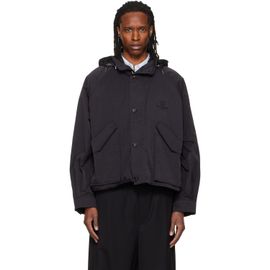 WOOYOUNGMI WOOYOUNGMI Black Raglan Parachute Jacket