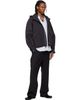 WOOYOUNGMI WOOYOUNGMI Black Raglan Parachute Jacket - 4