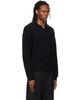 WOOYOUNGMI WOOYOUNGMI Black Round Neck Wool Cardigan - 2