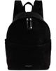 WOOYOUNGMI WOOYOUNGMI Black Suede Backpack - 1