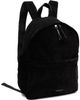 WOOYOUNGMI WOOYOUNGMI Black Suede Backpack - 2