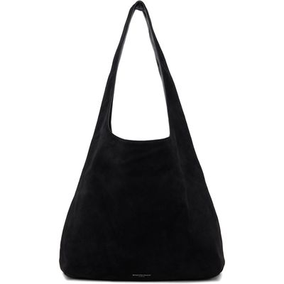 WOOYOUNGMI WOOYOUNGMI Black Suede Tote