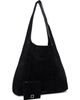 WOOYOUNGMI WOOYOUNGMI Black Suede Tote - 2