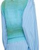 WOOYOUNGMI WOOYOUNGMI Blue Gradient Stripe Vest - 3