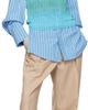 WOOYOUNGMI WOOYOUNGMI Blue Gradient Stripe Vest - 4