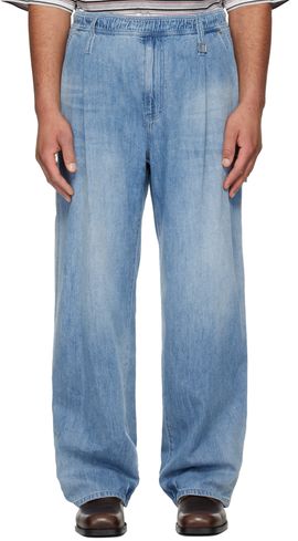 WOOYOUNGMI WOOYOUNGMI Blue Lightweight Banding Jeans