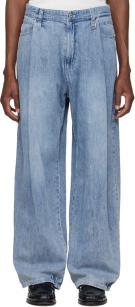 WOOYOUNGMI WOOYOUNGMI Blue Lightweight Denim Jeans