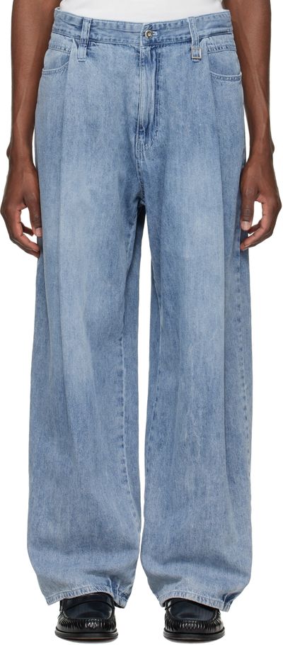 WOOYOUNGMI WOOYOUNGMI Blue Lightweight Denim Jeans