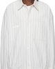 WOOYOUNGMI WOOYOUNGMI Blue Stripe Patch Shirt - 1