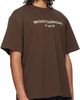 WOOYOUNGMI WOOYOUNGMI Brown Printed Logo T-shirt - 2