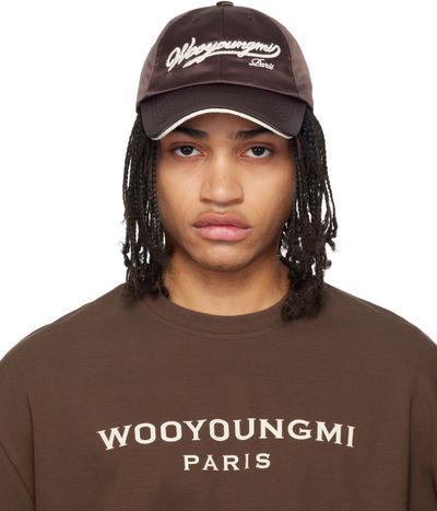 WOOYOUNGMI WOOYOUNGMI Brown Rope Embroidered Ball Cap