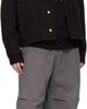 WOOYOUNGMI WOOYOUNGMI Gray 3D Wide Trousers - 4