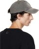WOOYOUNGMI WOOYOUNGMI Gray Ribbed Denim Logo Ball Cap - 3