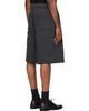 WOOYOUNGMI WOOYOUNGMI Gray Single-Pleat Cotton Shorts - 3