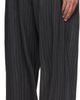 WOOYOUNGMI WOOYOUNGMI Gray Striped String Trousers - 3