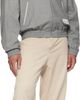 WOOYOUNGMI WOOYOUNGMI Gray Wool Poly Banding Jacket - 4